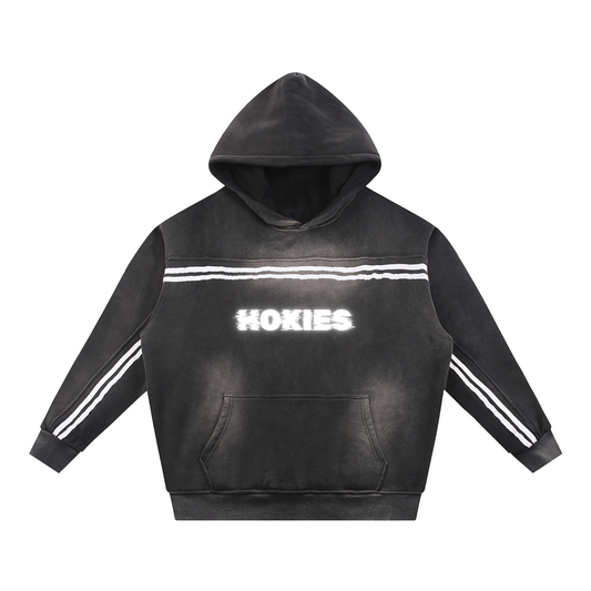 Faded Tape Fleece Hoodie