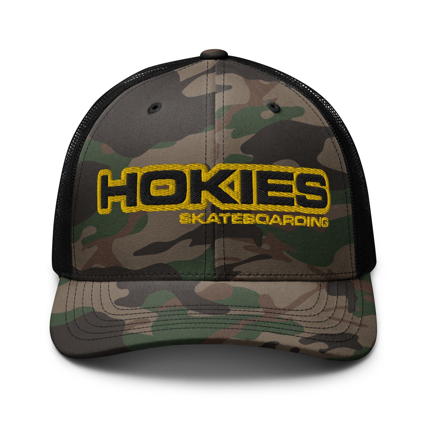 Camouflage trucker hat