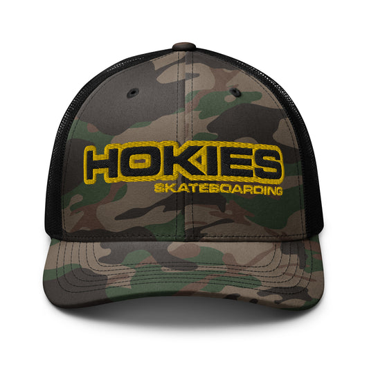 Camouflage trucker hat