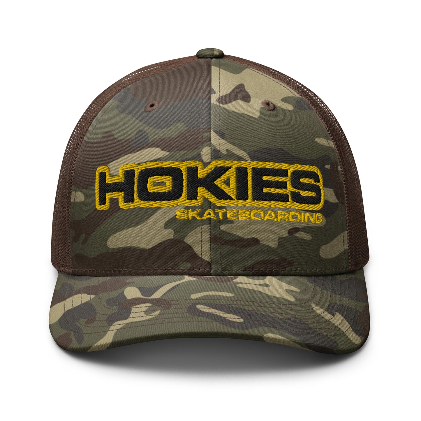 Camouflage trucker hat