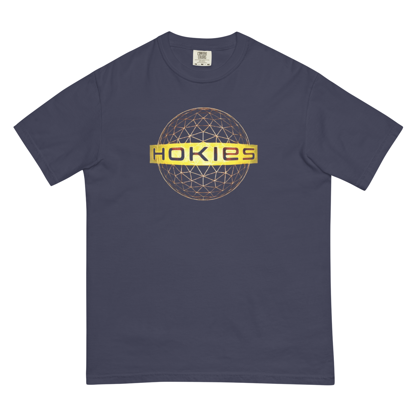 Hokies Caged Heavy Tee